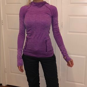LULULEMON hooded purple sweatshirt